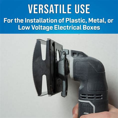 electrical box cutting template|Jonard Tools Blade Set in the Oscillating Tool .